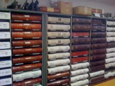 Inside the Hancock County Courthouse research room. Photo by Cari A. Taplin