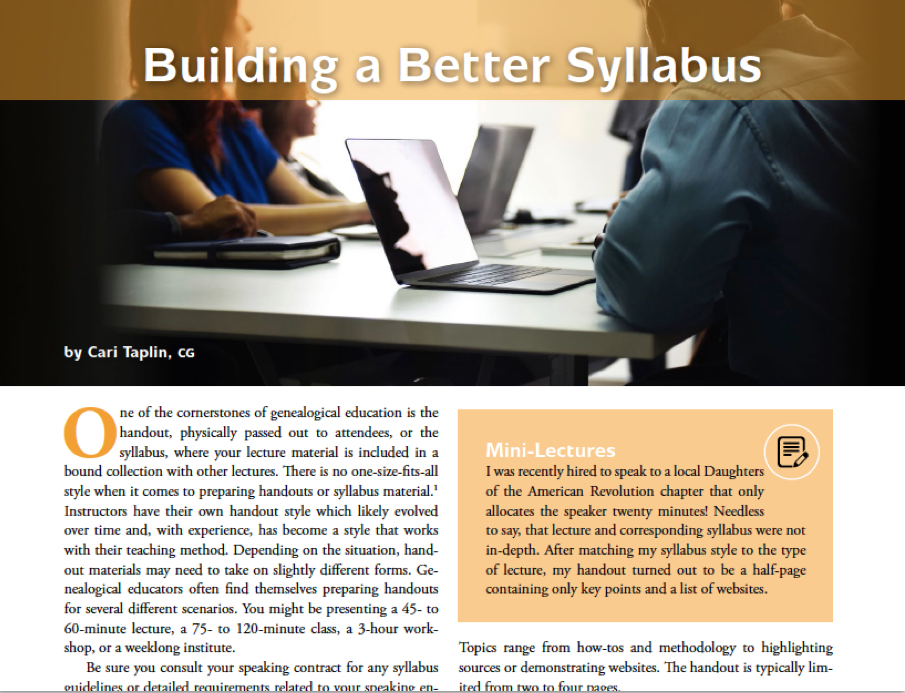 build a better syllabus