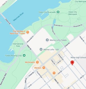 Google Map of 218 2nd St.